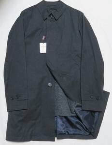 ■新品【ユナイテッドアローズ】極上ステンカラー ベルテッド パイル地ライナー付 ネイビー L #1 UNITED ARROWS