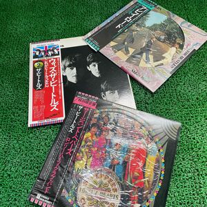 【I-2-7】ザ・ビートルズ LP 帯付 レコード 中古品