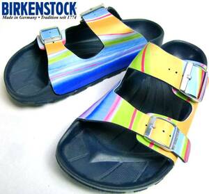 ビルケンシュトック BIRKENSTOCK ビルキー アリゾナ サンダル　38(24.5cm相当)(レディース)【中古】7d-1-002