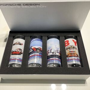 ポルシェデザイン マルティニレーシング ロンググラス4個セット ドイツ製 Porsche ドライバーズセレクション MARTINI RACING