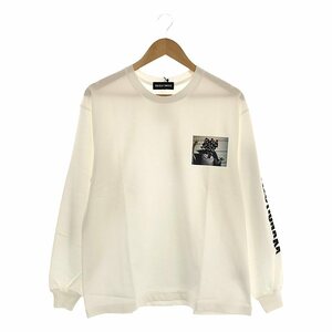 【新品】 GOD SELECTION XXX / ゴッドセレクション | LONG SLEEVE T-SHIRT / プリント カットソー | S | ホワイト | メンズ