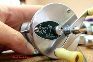 レア! OCEAN CITY 1970 オールド ダイレクトリール 検 HEDDON PAL P41 LANGLEY PFLUEGER ABU 道楽 BALSA50 BRONSON 好きの愛好家に