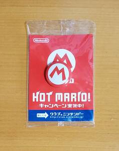 マリオ 缶バッジ ホットマリオ HOT MARIO Nintendo 未開封未使用品