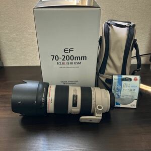 Canon (キャノン) EF レンズ 70〜200mm F値2.8 L IS III USM Canon (キャノン) デジタル一眼レフカメラ用 ホワイ