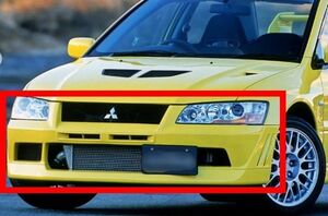 ★超希少 未使用 新品 純正 三菱 未塗装 フロント バンパー ランサー エボリューション ランエボ7 CT9A MITSUBISHI LANCER EVO BUMPER