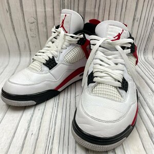 m002 E2(80) 1 NIKE AIR JORDAN 4 RED CEMENT ナイキ エア ジョーダン レッドセメント DH6927-161 サイズ28.5cm メンズ