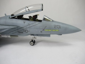 ハセガワ　1/48　F-14Aトムキャット　AJ201　アポロソーセック海軍基地　1994　完成品 