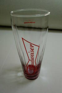 ★新品未使用品★　バドワイザー Budweiser ビール グラス 330ml 1個　ビアグラス ガラス コップ タンブラー