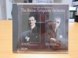 天16★CD★新品未開封（Deadstock/Just New）★BSOThe First Of～The Boston Symphony Orchestra｜DR.KARL MUCK/カールムック/KOUSSEVITZKY