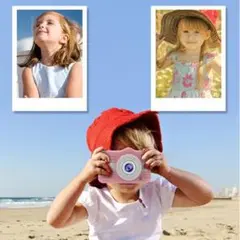 キッズカメラ トイカメラ デジカメ デジタル プレゼント 知育玩具 ピンク