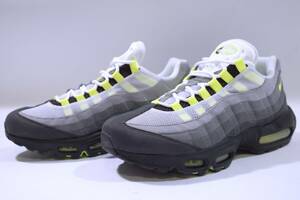 本物/2020年 NIKE AIR MAX95 OG 超希少サイズUS10.5/28.5cm イエローグラデ 室内1度着用のみ/極上品 完全復刻版 jordan1 retro dunk sb