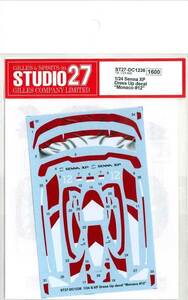 【STUDIO27】1/24 Senna XP Dress Up decal “Monaco #12”★新製品★