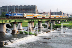 【鉄道写真】中央線 045　EF210 136牽引 中央線 サロE233 甲種輸送