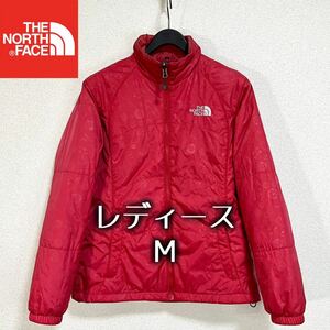 美品人気 ノースフェイス 中綿ジャケット 軽量極暖 レディースM ロゴ刺繍 THE NORTH FACE ヌプシ バルトロライトダウンジャケット