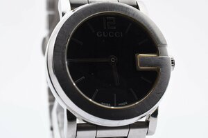 グッチ 101L ラウンド シルバー クォーツ メンズ 腕時計 GUCCI