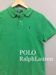 ♪ ラルフローレン LALPH LAUREN 160 グリーン 緑 半袖 カノコ ポロシャツ　&