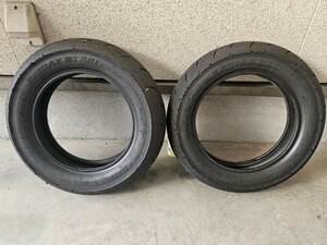 【中古セット】ブリヂストン BT601SS 100/90-12YCX 120/80-12YCY BRIDGESTONE　NSF100 NSR50 NSRmini GROM XR100モタード