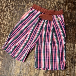 KAPITAL キャピタル 18SS OX CHECK SHIMOKITA SHORTS ショートパンツ ピンク系 size4 K1804SP165【代官山11】