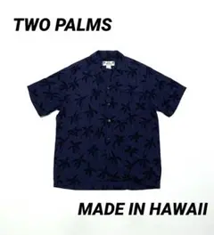 USA製80’s 90’s Hawaiian Shirts Dark Navy