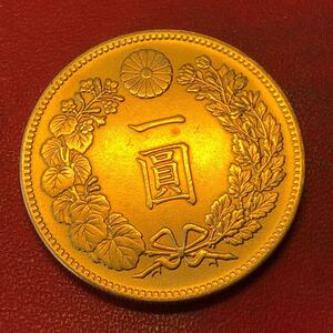 一圓　古銭　金貨　 大日本　 竜　 一円金貨　明治27年　菊紋　　 貿易銀　 近代硬貨 旧貨幣　