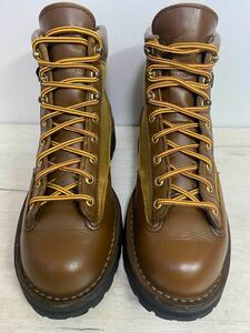 美品良品33234★★白タグ Danner ダナーライトIIIブーツ ゴアテックスGORE-TEX ブラウン★カーキUS7.5EE(25.5〜26.0)30420 30440