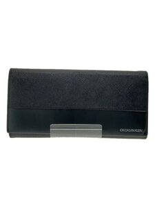 Calvin Klein◆長財布/レザー/BLK/メンズ/822655