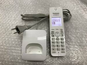 パナソニック 充電器付子機 KX-FKD404-W1 中古品A-2782