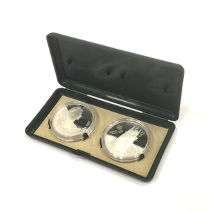 1988年 カナダ カルガリーオリンピック 記念メダル 20ドル 銀貨 保存ケース付き 計2点 セット QR062-187