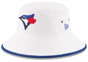 USA正規品 NEWERA ニューエラ Blue Jays トロント ブルージェイズ HEX BUCKETHAT バケットハット フリーサイズ MLB メジャーリーグ 白