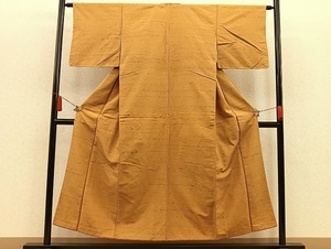 平和屋着物■上質なひげ紬　絣文様　逸品　BAAK6921xi