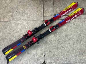 1★【SALOMON(サロモン)】EQUIPE(エキップ) 3V 10T 140㎝ Jrレーシングスキー おそらく2006年モデル [札幌・店頭引取可] ★2080