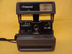 ポラロイド636 カメラ Polaroid 636 closeup camera クローズアップレンズ付 ストロボ 接写レンズ付 説明書あり　動作品