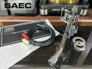 トーンアーム SAEC WE-308 PHONOケーブル等付属 リフターオイル補充済み Audio Station