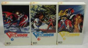 O.A.V.「GATCHAMAN」ガッチャマン３巻セット [VHS] (128)