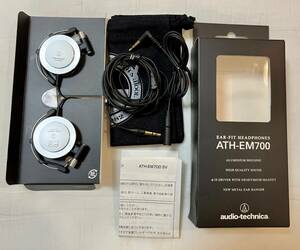 ほぼ未使用 audio-technica(オーディオテクニカ) ATH-EM700 箱 説明書付 ペルソナ3 PERSONA 耳かけ型 イヤホン