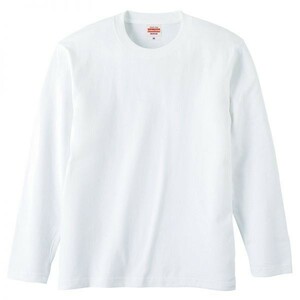 ユナイテッドアスレ United Athle 新品 Tシャツ 長袖 ロンT 無地 丸首 5.6オンス 5010 XLサイズ XL LL 白 ホワイト 002854 ゆうパケット