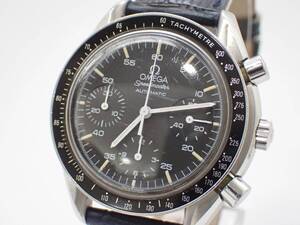 1円～☆OMEGA オメガ AT/自動巻き メンズ腕時計 Speedmaster スピードマスター 175 0032 0033 Cal.1140 クロノ 黒文字盤/N0985-179000