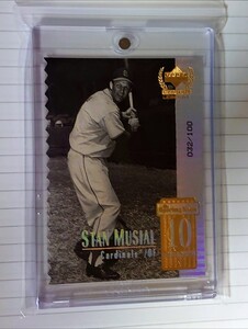 1999 UD Century Legends Stan Musial /100 Top 50 Playes