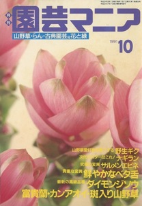 ■園芸マニア　1991.10月号　［特集：野生ギク／ダイモンジソウ／ナギラン］検：カンアオイ・万年青・斑入・伝統園芸・古典園芸