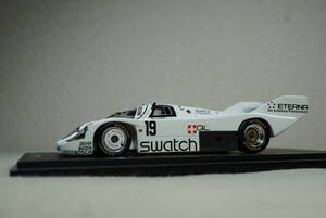 1/43 ブルン クレマー 共闘 spark Porsche 956 #19 BRUN KREMER 1984 WEC MONZA 4th ポルシェ スウォッチ Swatch カスタマー1号車 956B