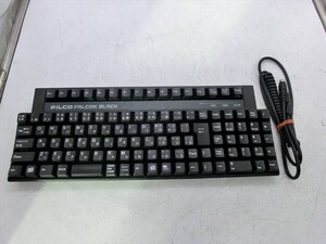 T【4へ-74】【80サイズ】▲FILCO JAPAN 隼 ファルコンブラック 109 キーボード/ジャンク扱い/※傷有り