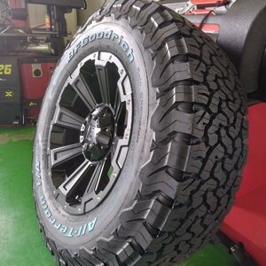 150プラド サーフ ハイラックス タイヤホイールセット BFGoodrich オールテレーン KO2 265/65R17 265/70R17 17インチ DeathRock