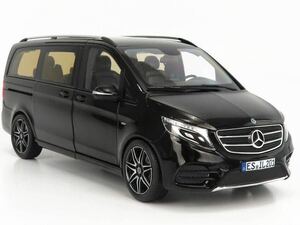 ◆新品！ドア/ リアゲートガラス開閉可能！1/18 Mercedes V Klass AMG Line Black / メルセデス V クラス AMGライン ブラック 2018MY