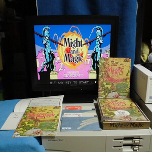 【べじ太】PC98 起動確認 Might and Magic マイトアンドマジック 5インチ ２枚組 スタークラフト 箱・説明書有 送料無料