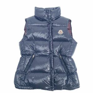 美品MONCLER モンクレール 現行 ダウンベスト ロゴ バッチ レディース サイズ2 2016年