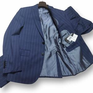 【タグ付き未使用】EMPORIO ARMANI エンポリオアルマーニ メンズ スーツ 上下 セットアップ ストライプ 紳士服 ビジネス 46(M相当)