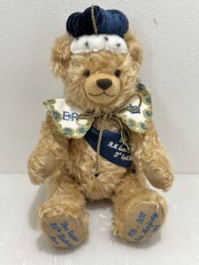 D(0930s8) テディベア クイーンズ 85th バースデーベア（The Queens 85th Birthday Bear）グリーンハーマン社 限定テディベア ぬいぐるみ