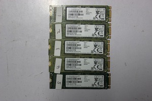 m.2 sata 256gb ssd samsung 5個セット 保証あり送料込1円開始