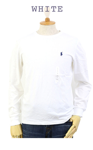 新品 アウトレット k142 XLサイズ 長袖 Tシャツ ポニー polo ralph lauren ポロ ラルフ ローレン 白 ロンT