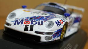 ミニチャンプス　ポルシェ　911　GT1　1996　ルマン２４時間出場車　１/43